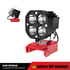 40W LED Work Light for Milwaukee 18V – 6000LM, Cordless & Adjustable
