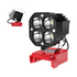 40W LED Work Light for Milwaukee 18V – 6000LM, Cordless & Adjustable